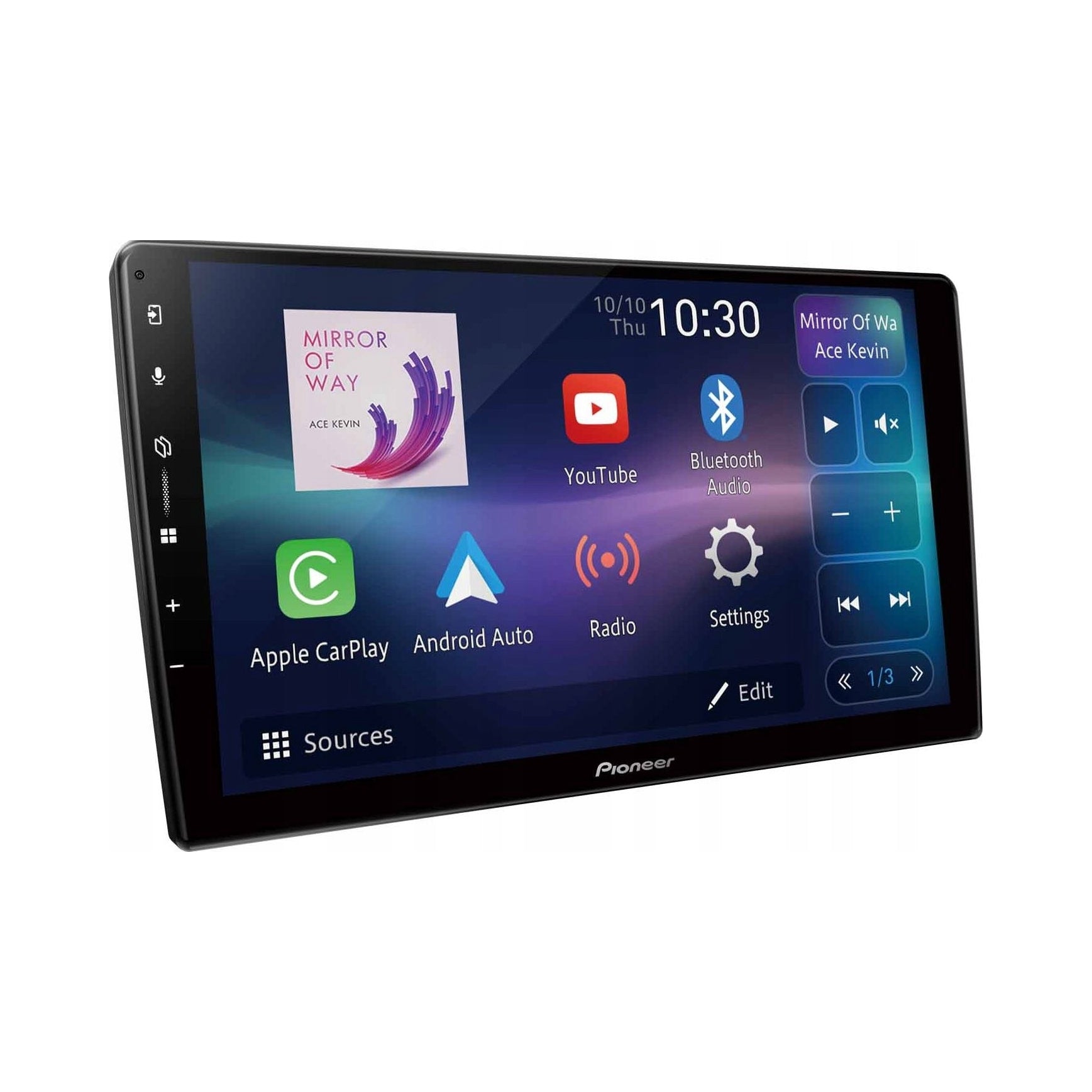 PIONEER SPH-PF97BT Bluetooth Car Radio 9 Inch Wi-Fi USB MP3 GPS RCA