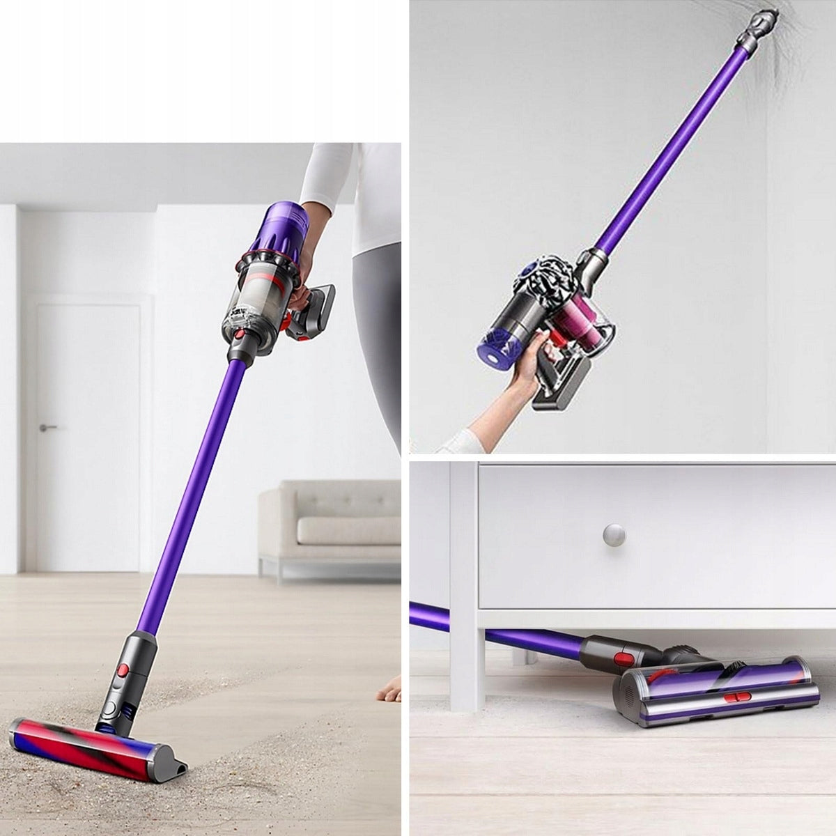 PIPE EXTENSION HOSE FOR DYSON V7 V8 V11 V10 V15 72CM REINFORCED PURPLE Manufacturer M-TEC