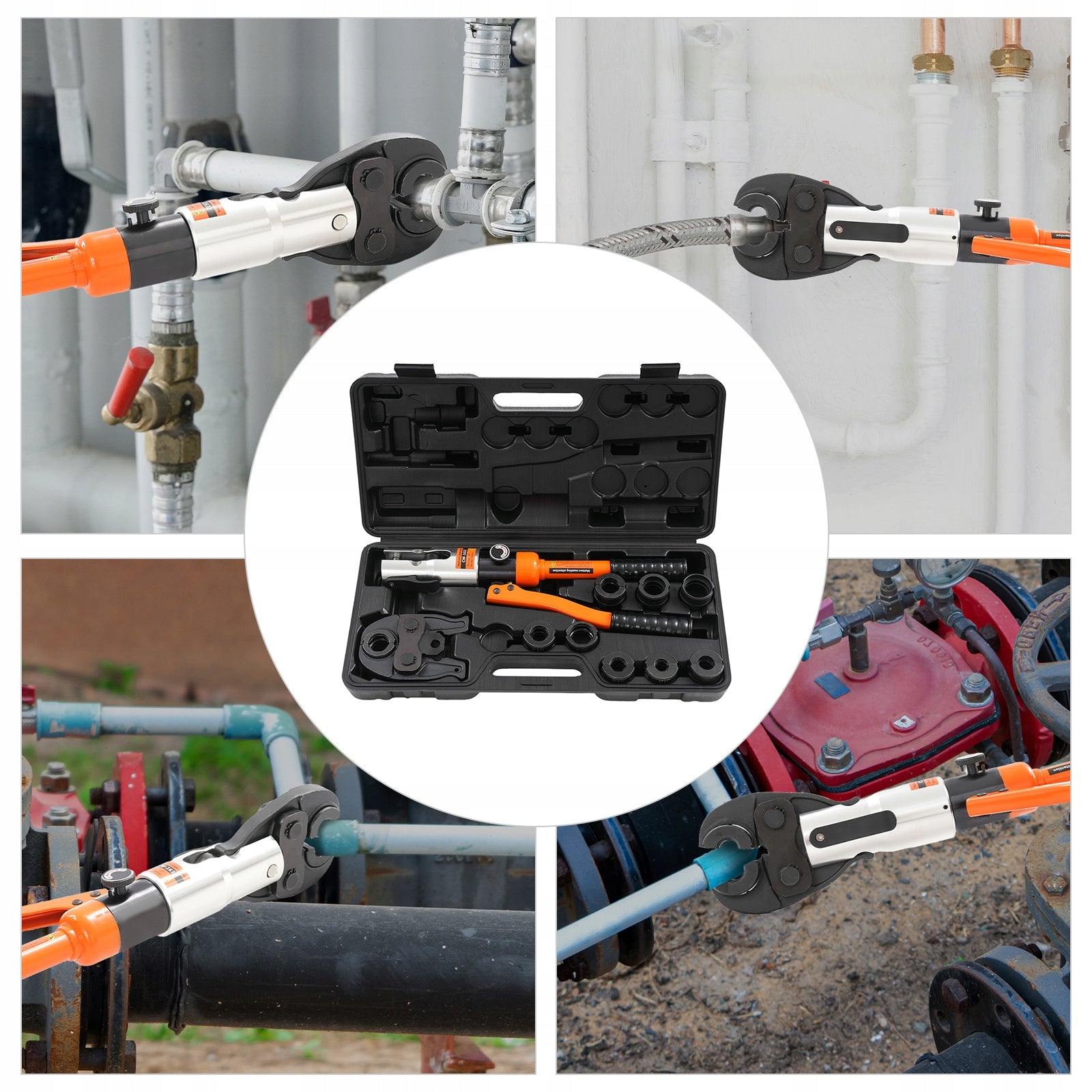 PIPE PRESS CRIMPING PLIERS PRESS CRIMPER U16 20 25 32MM+TH16 20 26 32MM Packaging status original