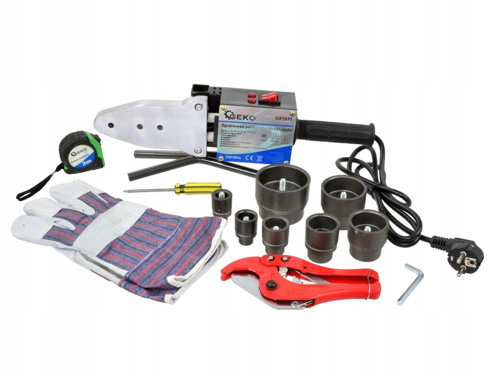 PIPE WELDING MACHINE 1500W 7 DIES 16-63mm