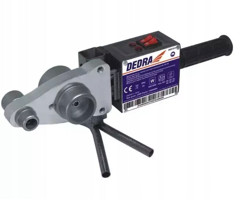 PIPE WELDING MACHINE 800/1500W 16-63MM 7515 DEDRA