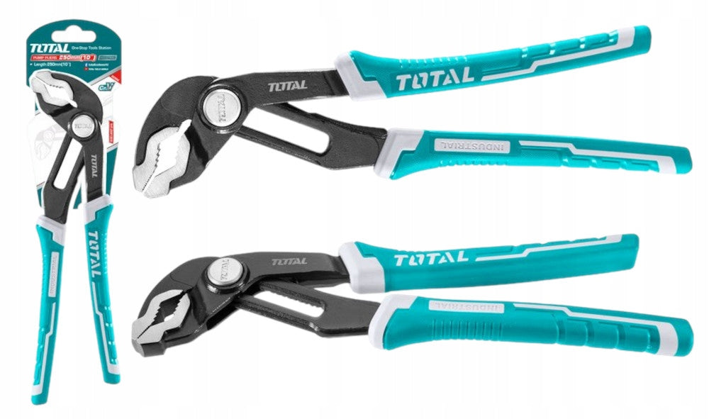 PIPE WRENCH ADJUSTABLE PLIERS 250mm per button