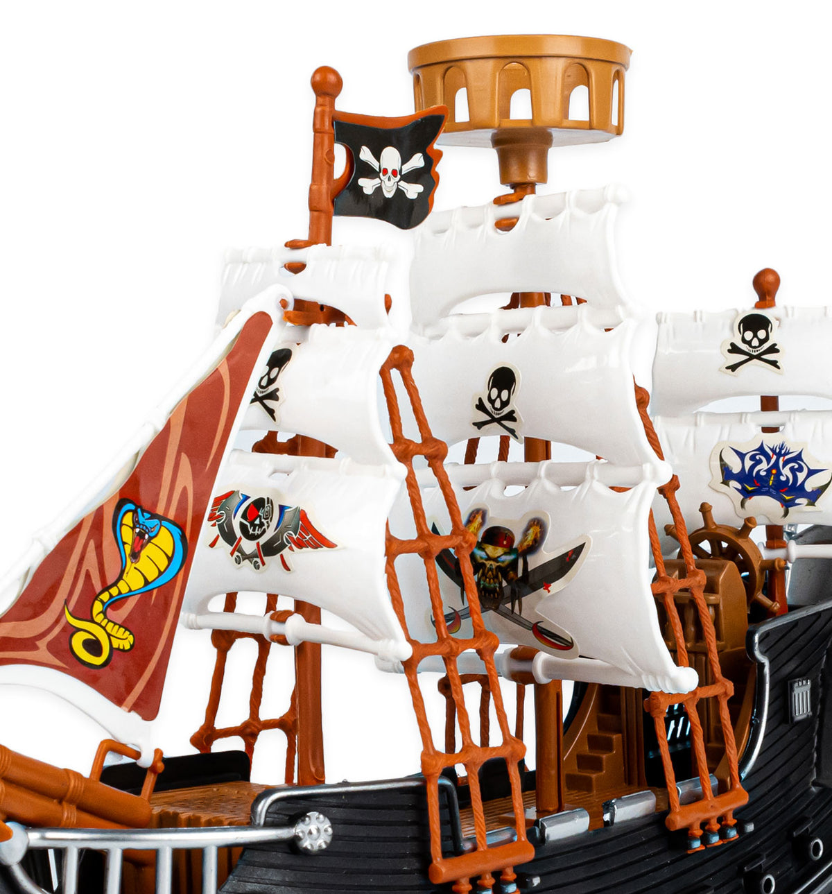 PIRATE SHIP FOR CHILDREN PIRATES LARGE INTERACTIVE SET WITH FIGURINES Brand no brand