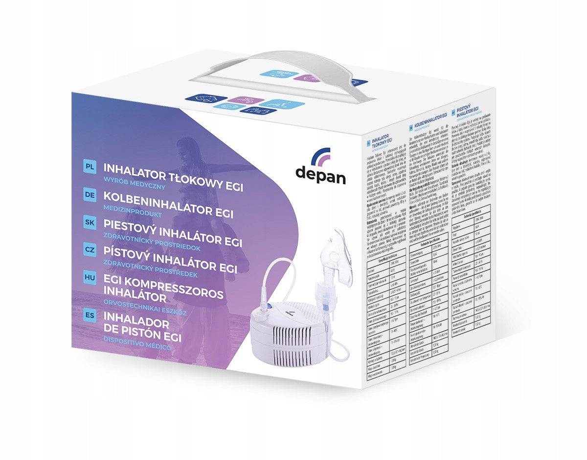 PISTON INHALER NEBULIZER + 2 SILENT MASKS + FILTERS FREEBIE Medical device yes