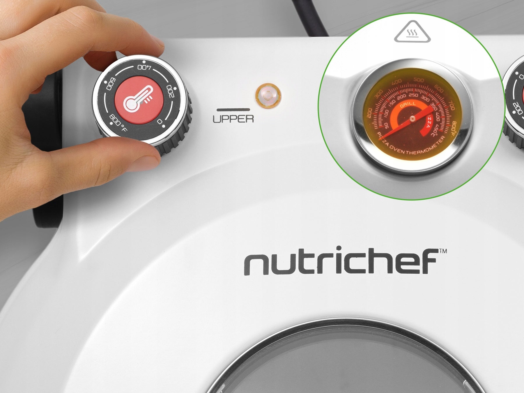 PIZZA OVEN 420 DEGREE ELECTRIC HOMEMADE TOASTER NUTRICHEF 1200W Manufacturer code NCPZTP120WT
