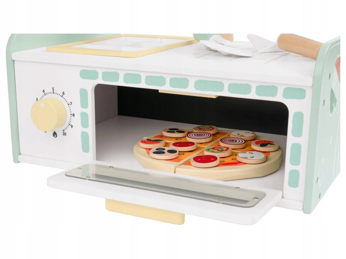 PIZZERIA WOODEN PIZZA OVEN FOR CHILDREN LUPILU Brand Lupilu