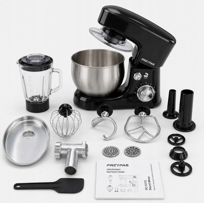PLANETARY FOOD PROCESSOR 3IN1 MEAT GRINDER BLENDER BOWL 5L MIXER Packaging status original