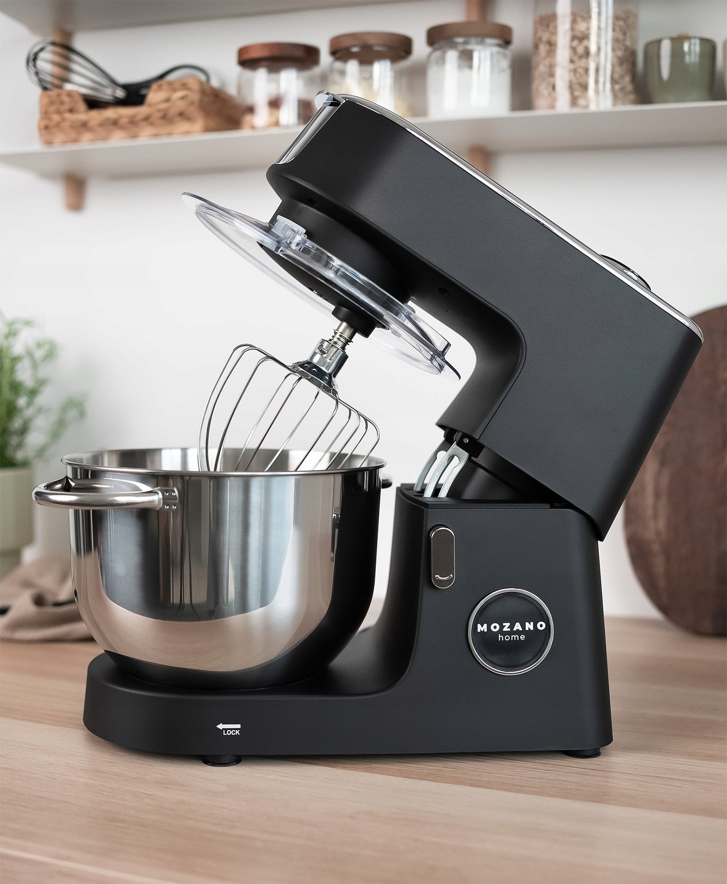 PLANETARY FOOD PROCESSOR MIXER HEATED BOWL 6,2L STRONG +FREEBIE Dominant color black