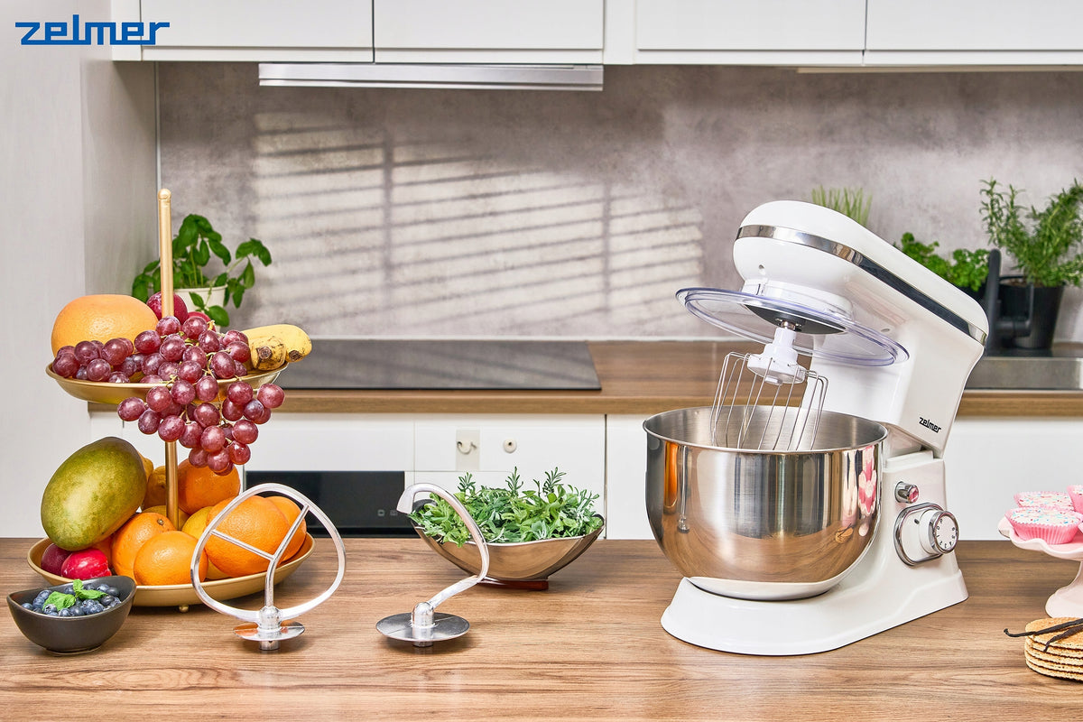 PLANETARY FOOD PROCESSOR ZELMER MULTIFUNCTION MIXER 3 MIXERS 5L 1200W Packaging status original