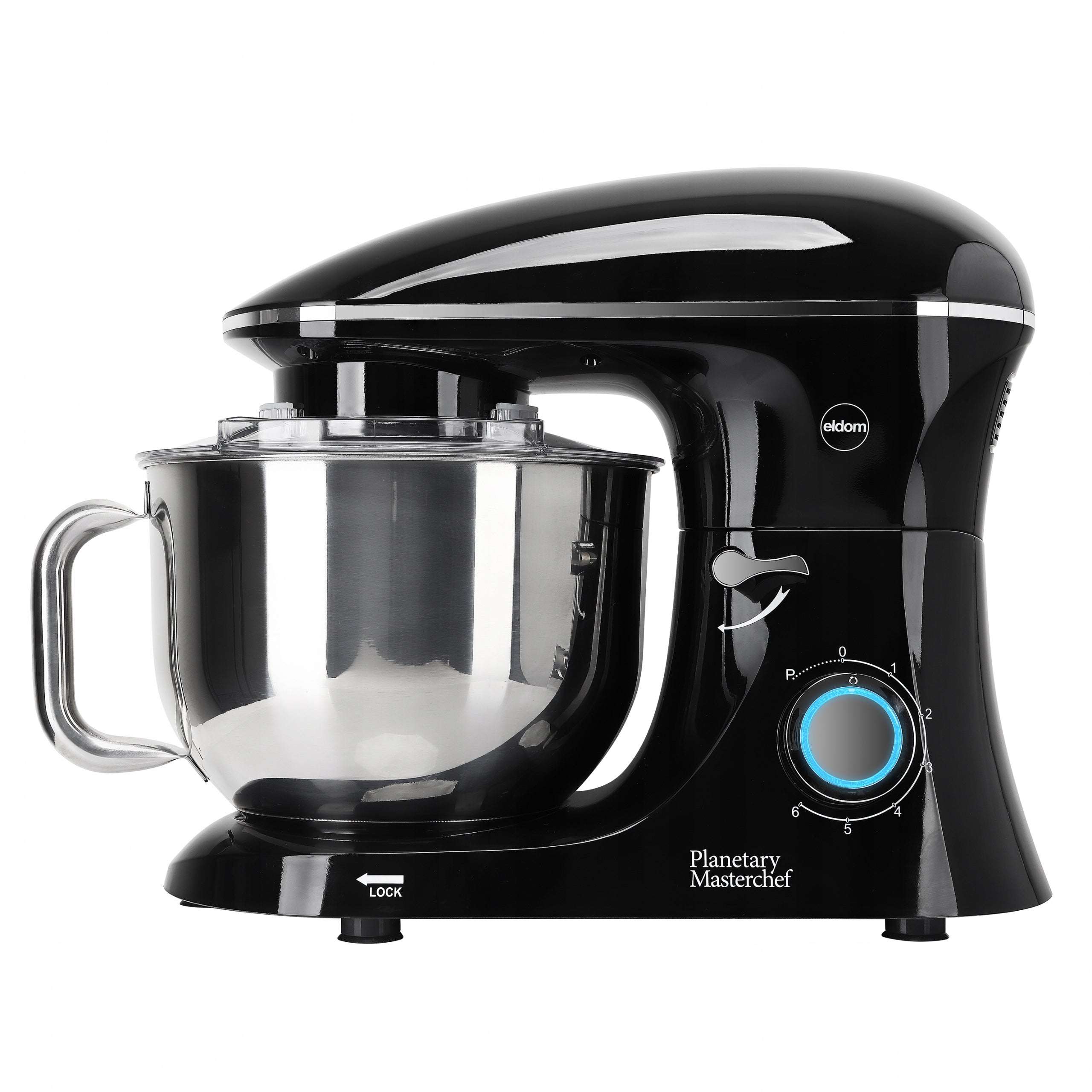 PLANETARY ROBOT KITCHEN MIXER 3 MIXER BOWL 6.2L POWERFUL 2200W WRK2000 Dominant color black