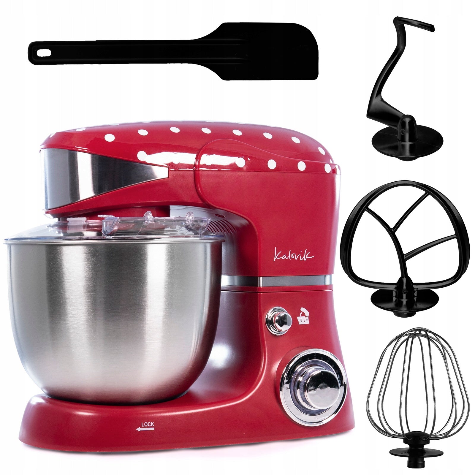 PLANETARY ROBOT KITCHEN MIXER 3 STIRRERS BOWL 5L STRONG RETRO Brand Kalorik