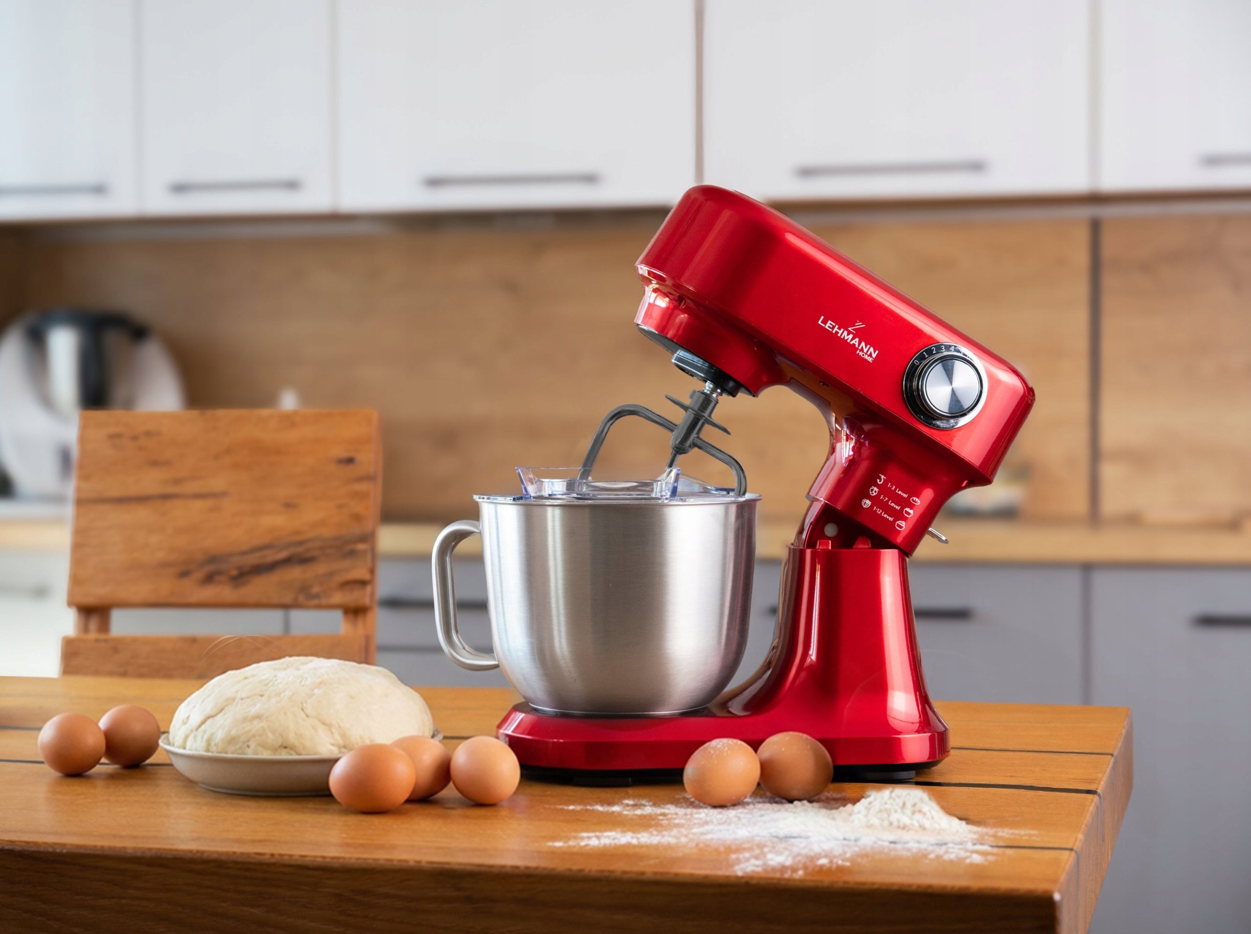 PLANETARY ROBOT KITCHEN MIXER 3x MIXERS LARGE BOWL BREAD DOUGH HOOK Packaging status original