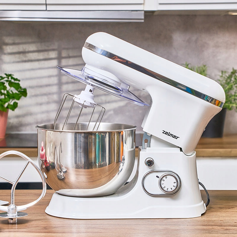 PLANETARY ROBOT ZELMER 1200W STEEL BOWL 5L Dominant color white
