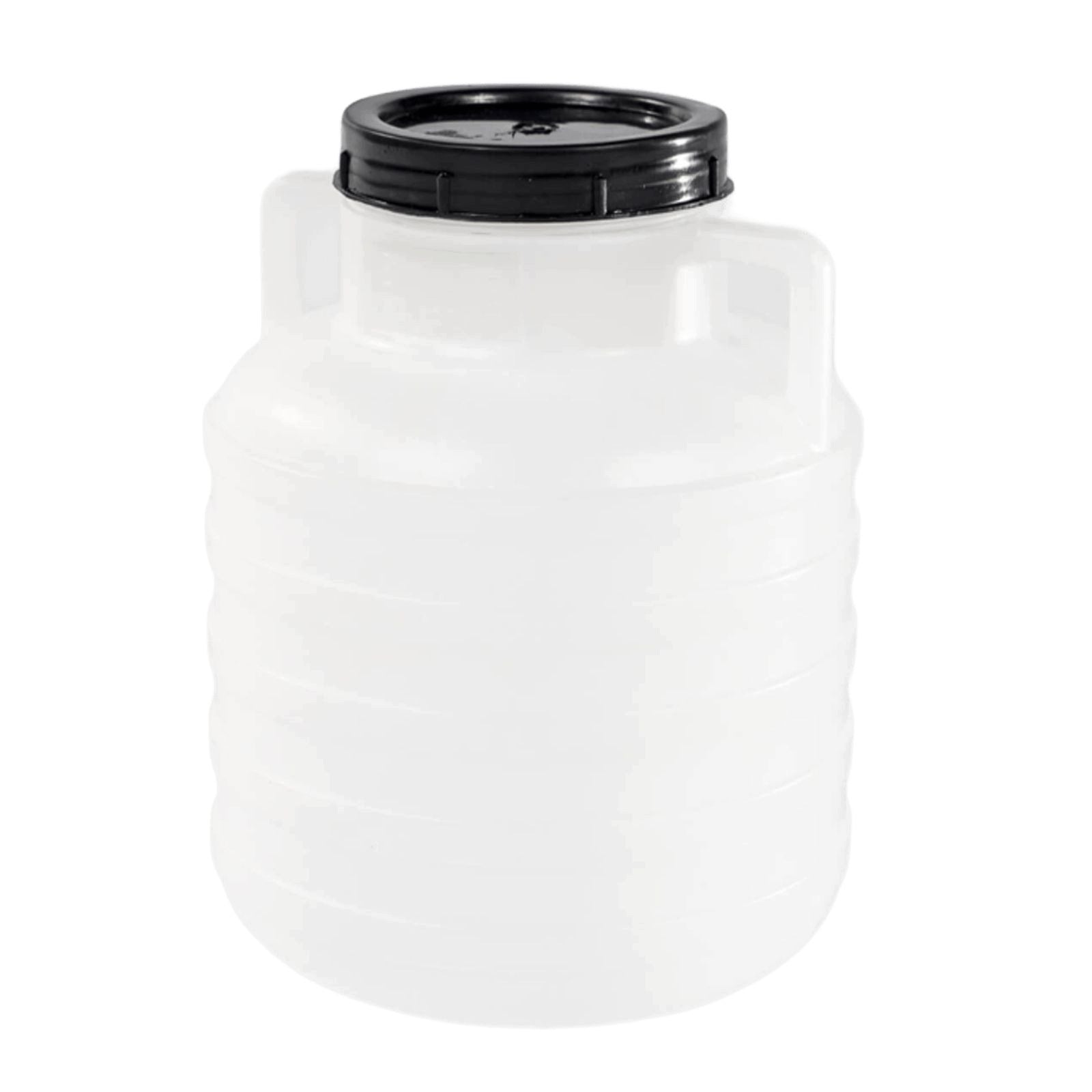 PLASTIC BARREL 10 L FOR PICKLING CABBAGE FOR WATER RAINWATER CUCUMBERS WHITE