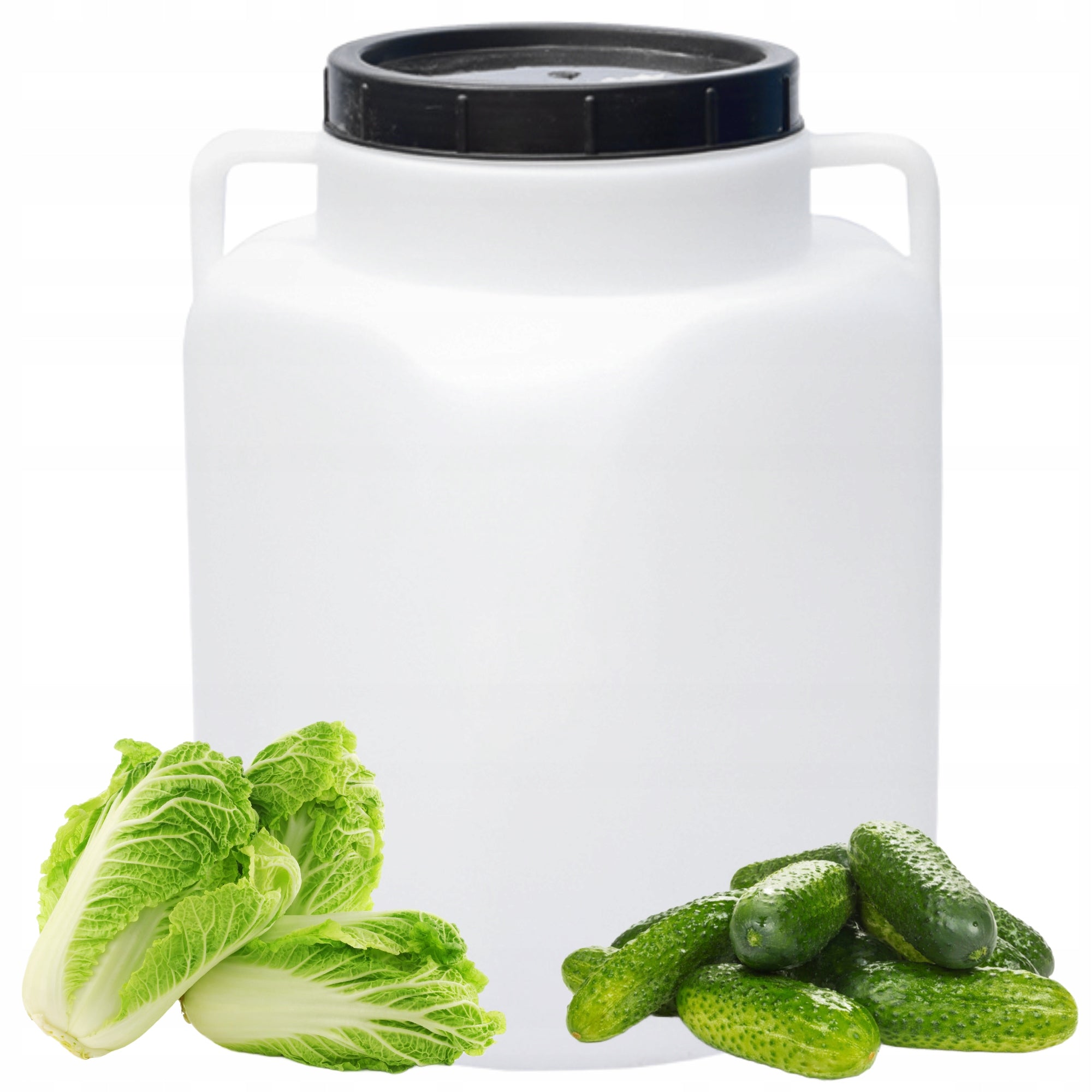 PLASTIC BARREL 20L FOR PICKLING CABBAGE FOR WATER RAINWATER CAP ATTESTATION