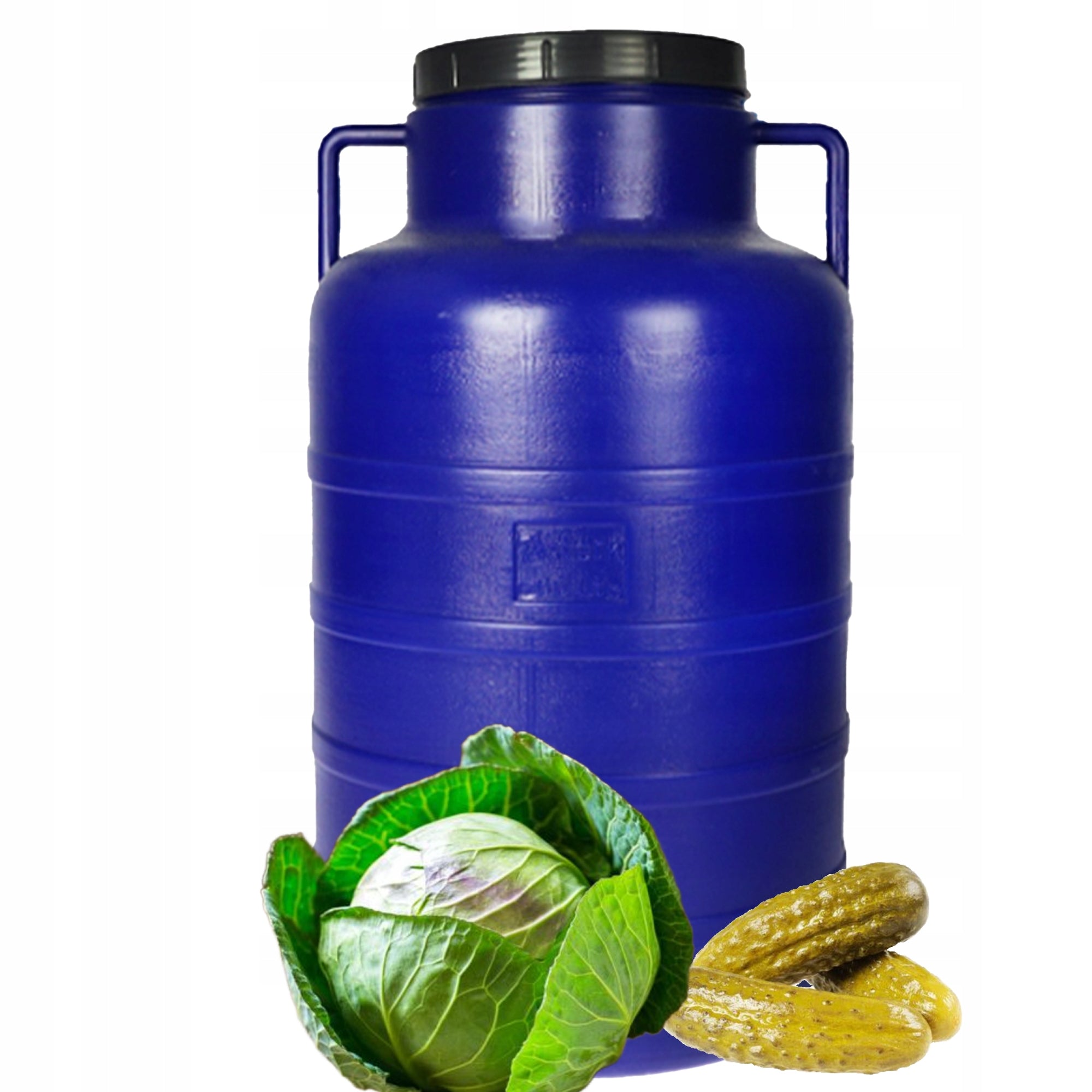 PLASTIC BARREL 60L FOR PICKLING HIGH ROUND CERTIFICATE EARS STORAGE Manufacturer code 5905155014801