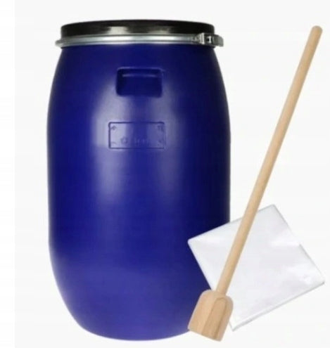 PLASTIC BARREL FOR PICKLING CABBAGE 60L PESTLE BAG PICKLING SET EAN (GTIN) 5903771843096