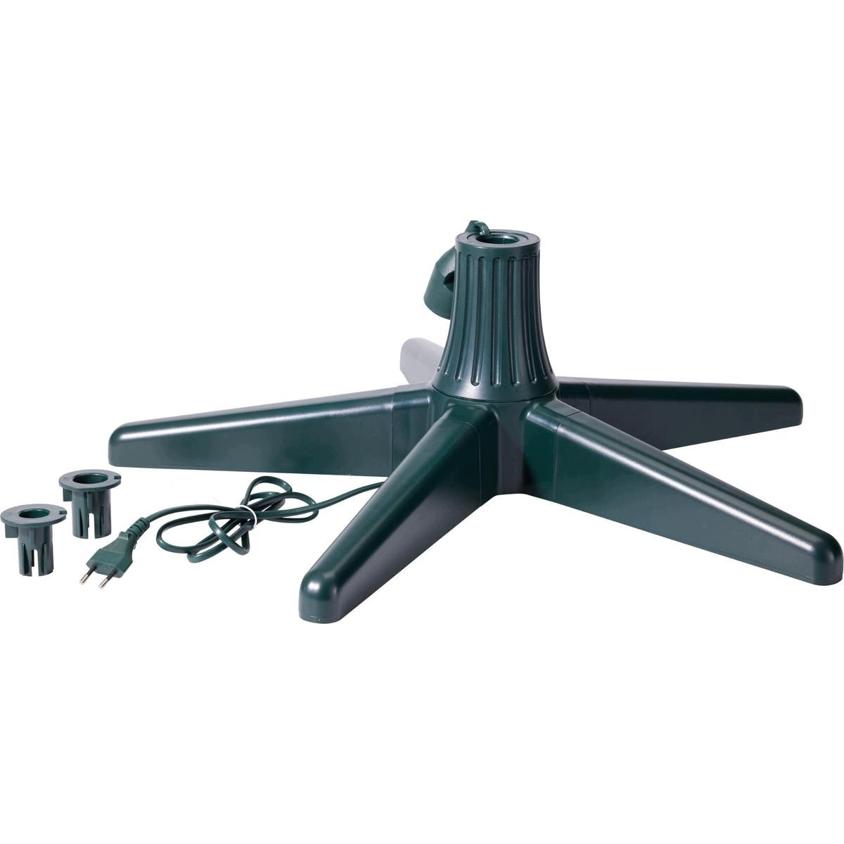 PLASTIC CHRISTMAS TREE STAND FOR ARTIFICIAL ROTARY CHRISTMAS TREE WITH 230V POWER SUPPLY Manufacturer code 124709