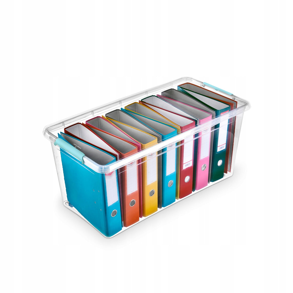 PLASTIC CONTAINER 75 L WHEELS HANDLES ORGANIZER FOR EVERYTHING AND MORE Manufacturer code 20414