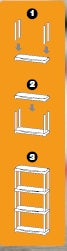 PLASTIC RACK GARAGE BASEMENT 150kg 80x40x176 TUV Manufacturer ArtPlast