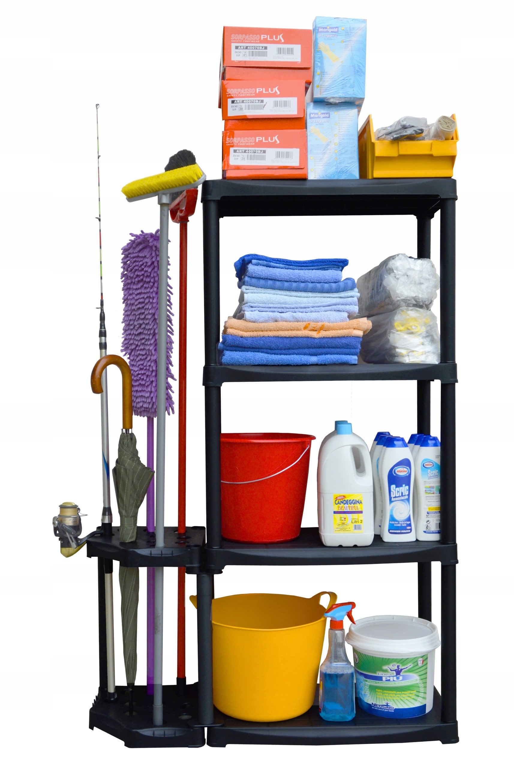 PLASTIC SHELVING UNIT FOR BRUSHES 133