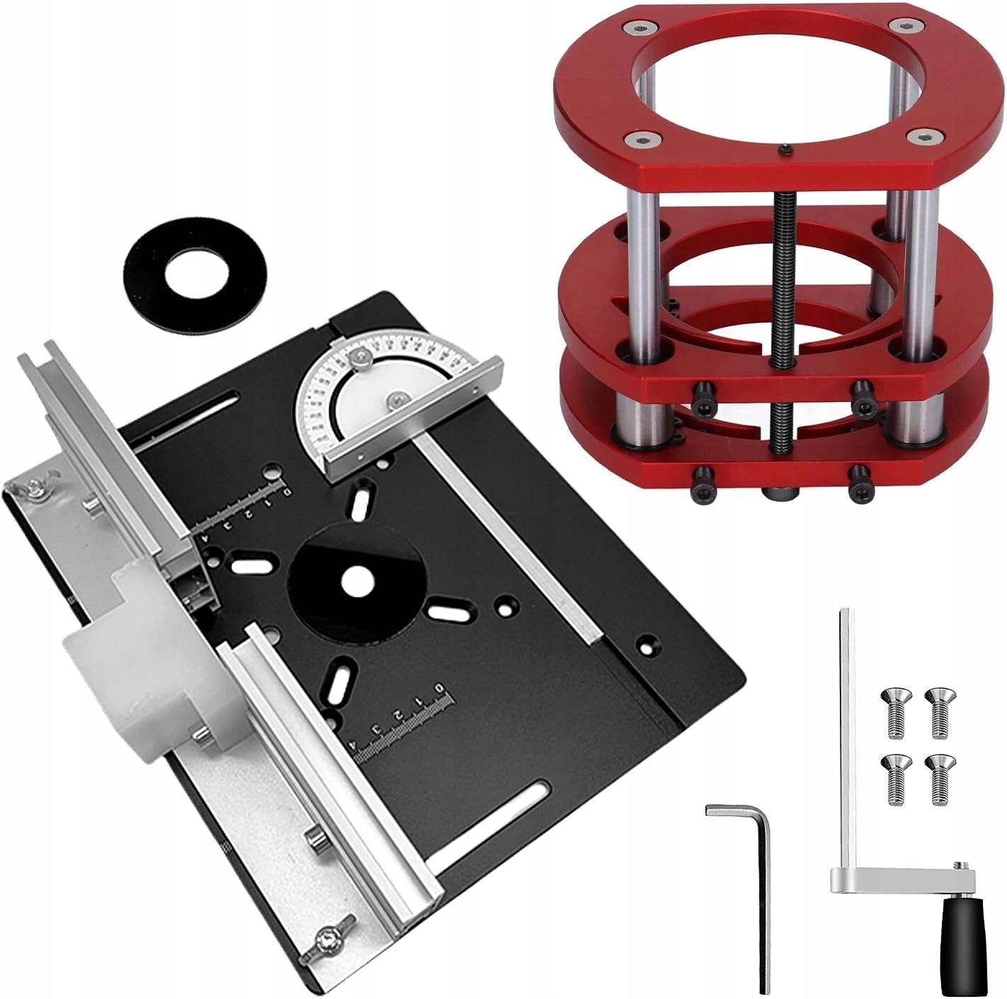 PLATE ALUMINUM TOP FOR MILLING TABLE WITH GUIDE ALUMINUM PLATE Brand no brand