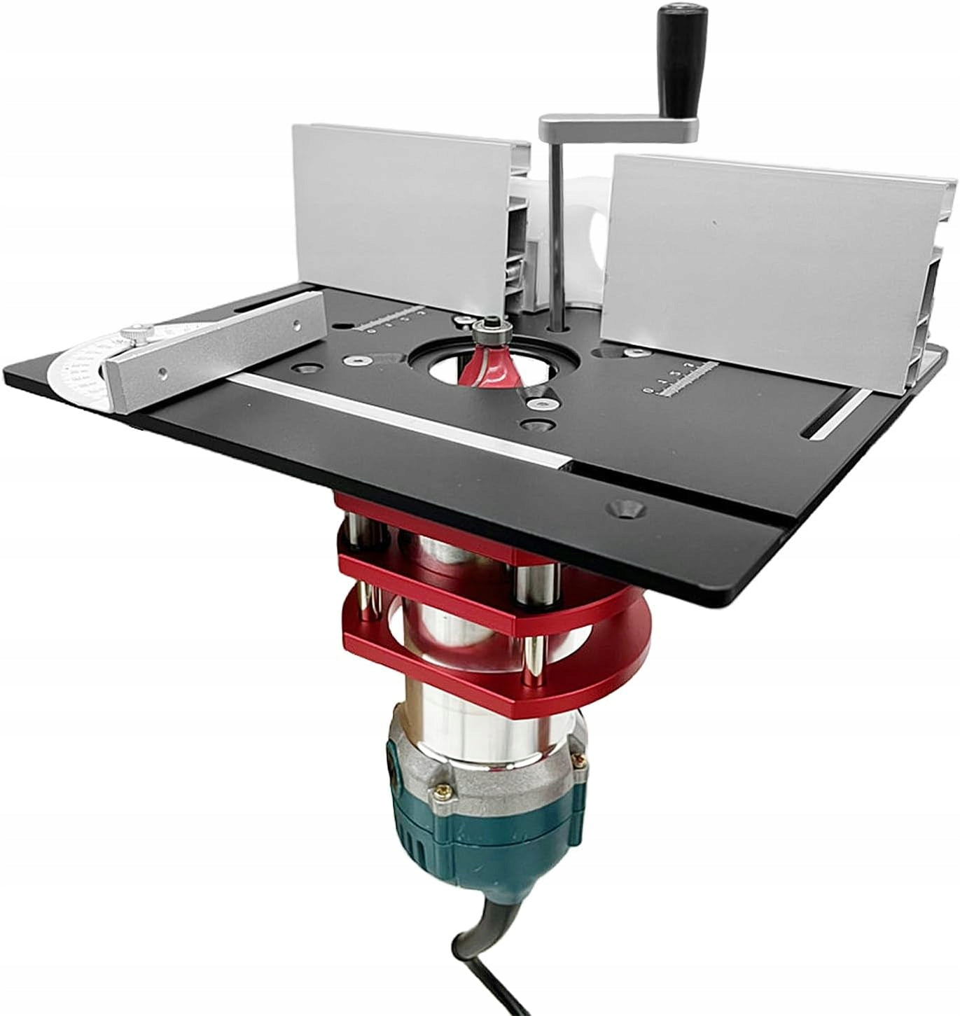 PLATE ALUMINUM TOP FOR MILLING TABLE WITH GUIDE ALUMINUM PLATE Packaging status original