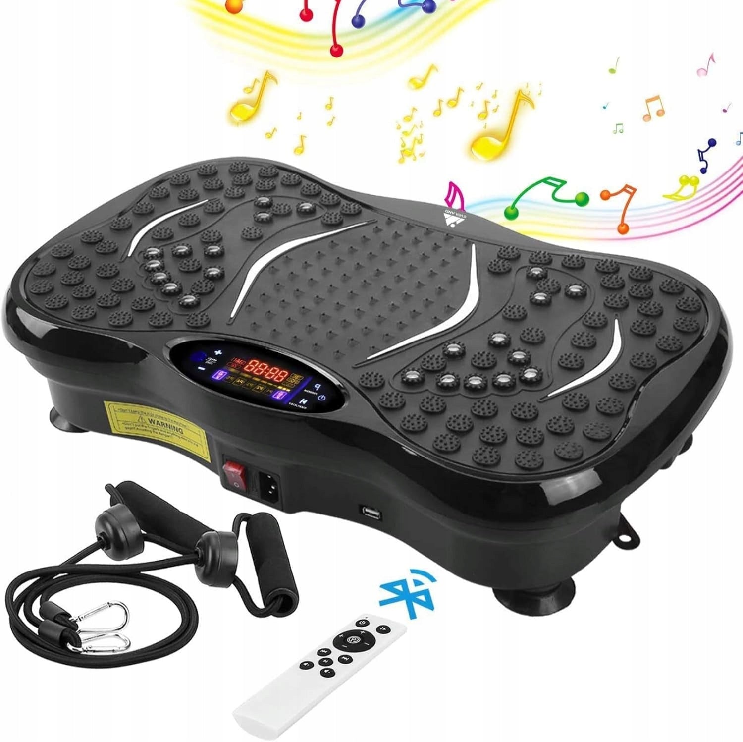 PLATFORM FITNESS VIBRATION PLATE EVOLAND JF-CFM20 5 MODES 200W BLACK