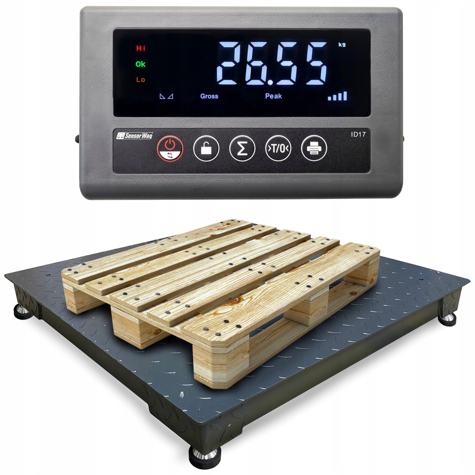 PLATFORM SCALE up to 3000kg 1,2x1,2 PALLET INDUSTRIAL COMMODITY BIGBAG