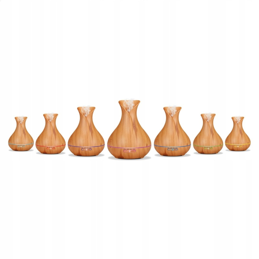 PLATINET AROMA DIFFUSER HUMIDIFIER BROWN LIGHT WOOD 400 Packaging status original
