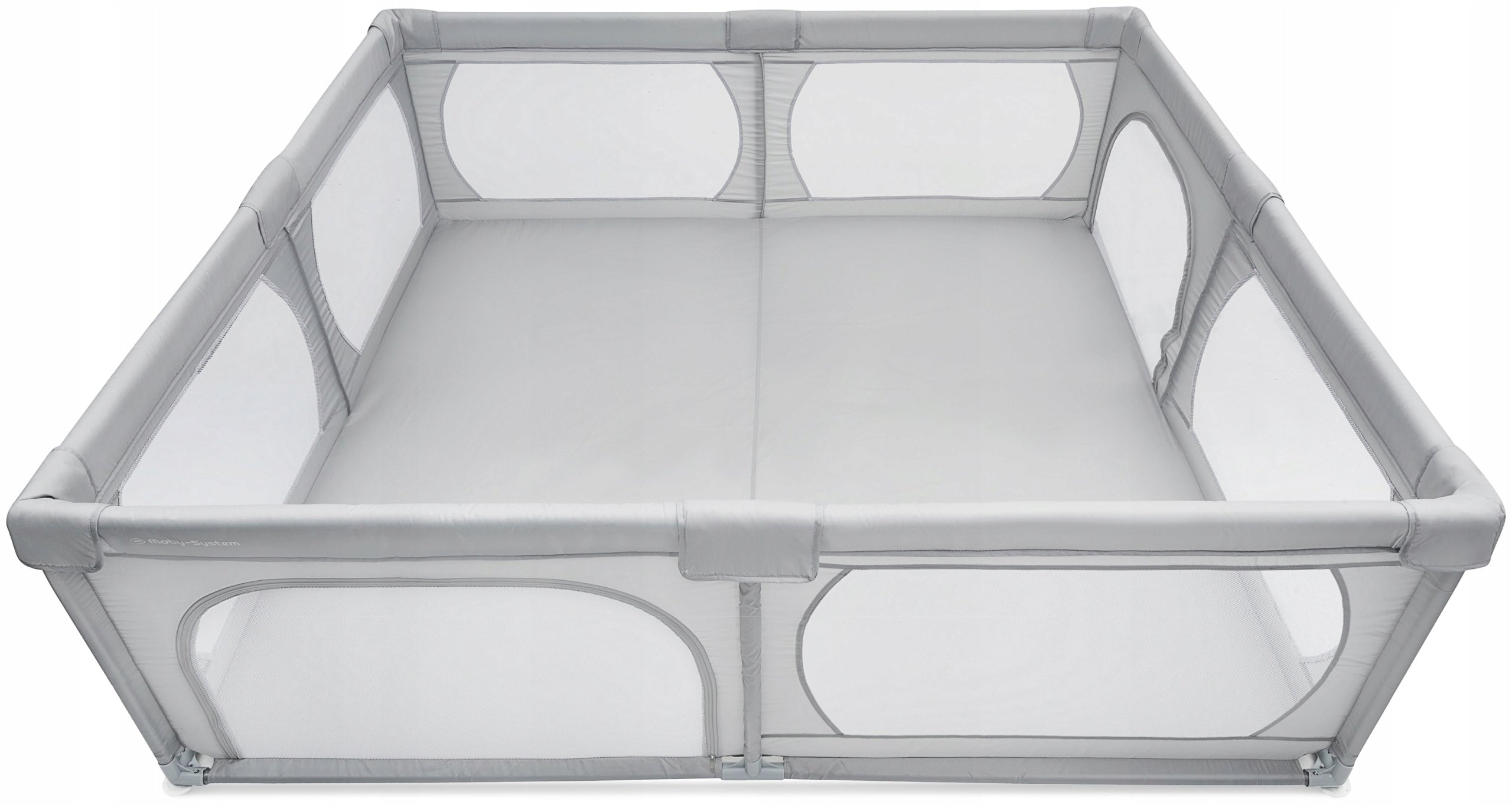 PLAYPEN 200x160cm SQUARE TOYS DRY POOL FOR CHILDREN Manufacturer code KOJEC SZARY 1.6