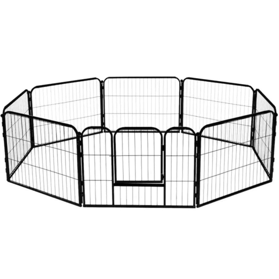 PLAYPEN CAGE MODULAR CORRAL FOR CAT DOG ANIMALS 8 panels x 80x60cm Manufacturer code 4650