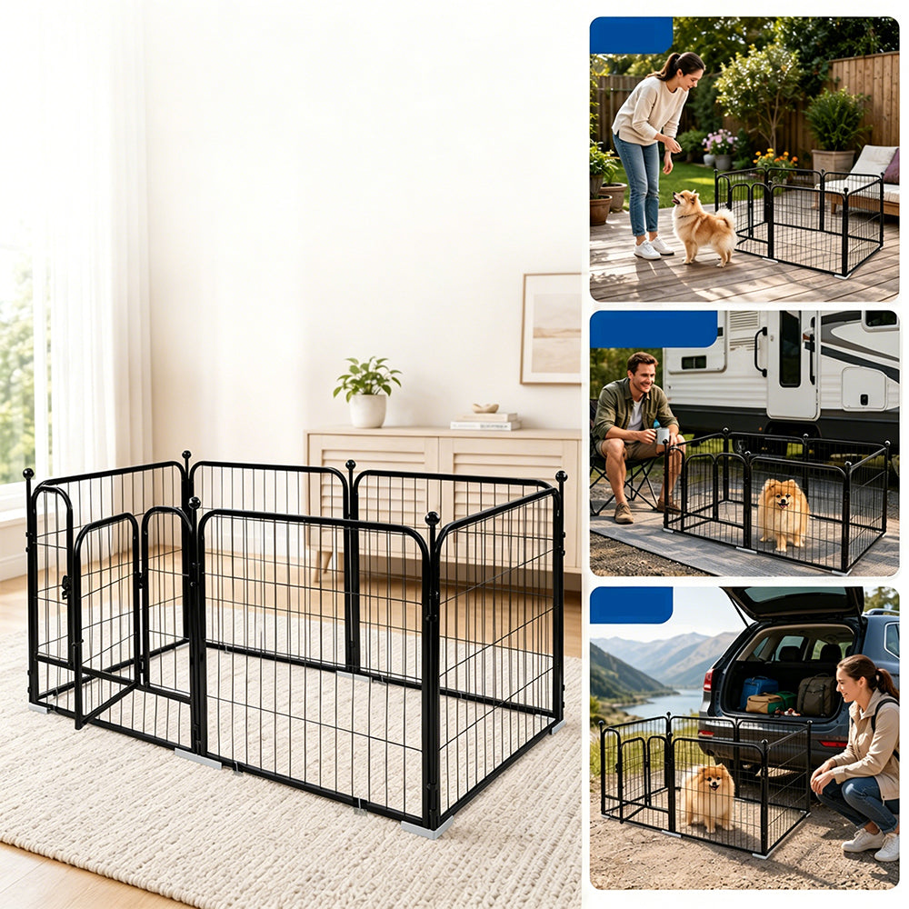 PLAYPEN DOGS HOMESTEAD CATWALK CAGE GOAL 120X60X60CM WITH ANTI-SLIP MAT Brand no brand