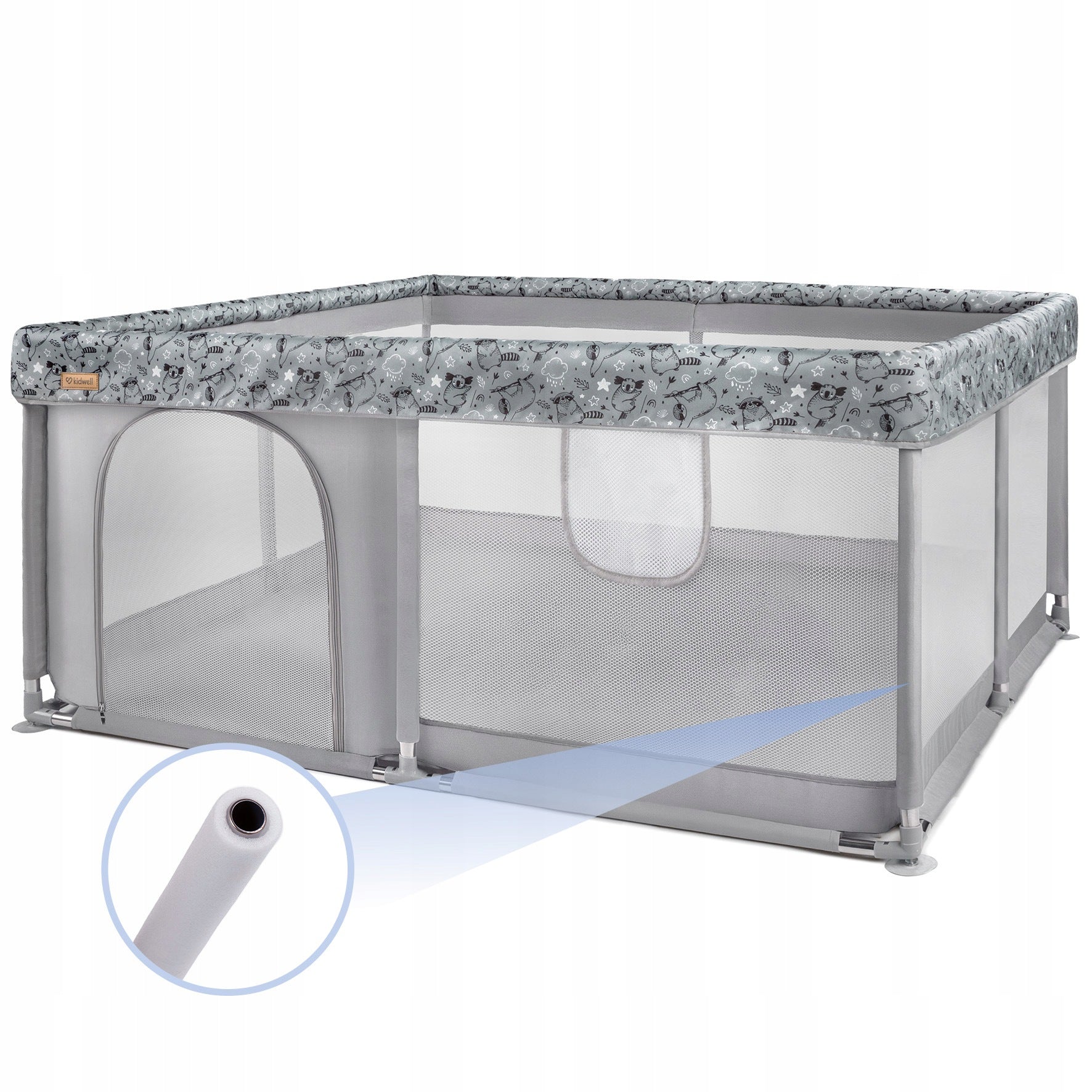 PLAYPEN FOR BABY PLAY TOYS KIDWELL FANKO ART CRIB 134 x 134 cm POOL Brand Kidwell