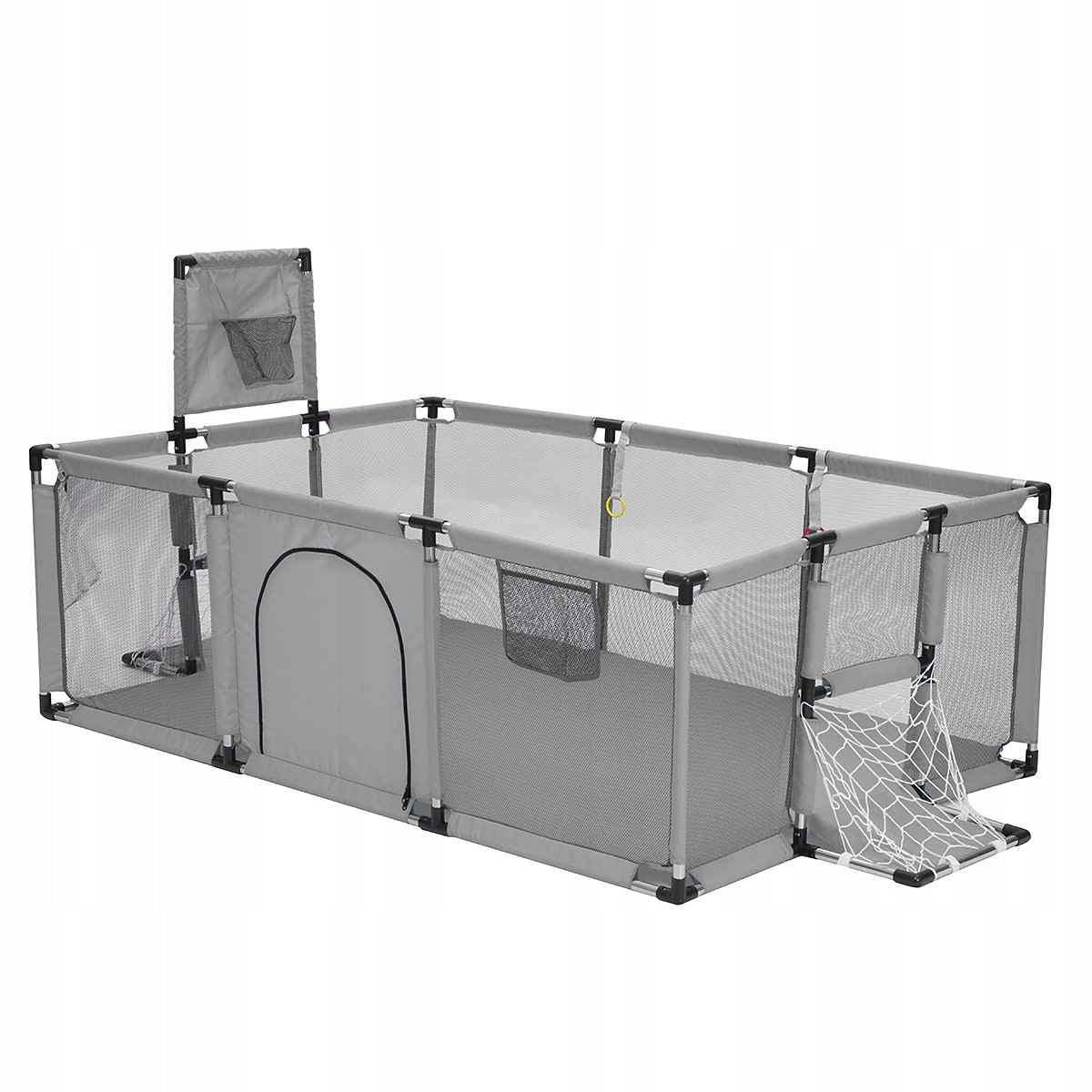 PLAYPEN FOR CHILDREN 120X180 PITCH WITH BASKET GOALS Square Toys LARGE + BALLS Packaging status original