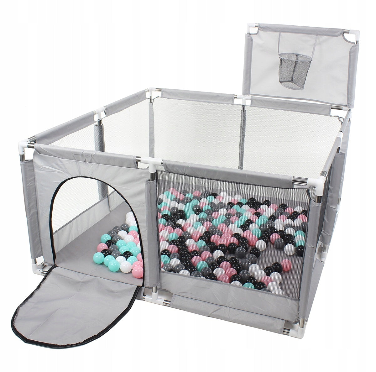 PLAYPEN FOR CHILDREN 126x126 cm DRY POOL +100 balls Manufacturer code 5904441680102