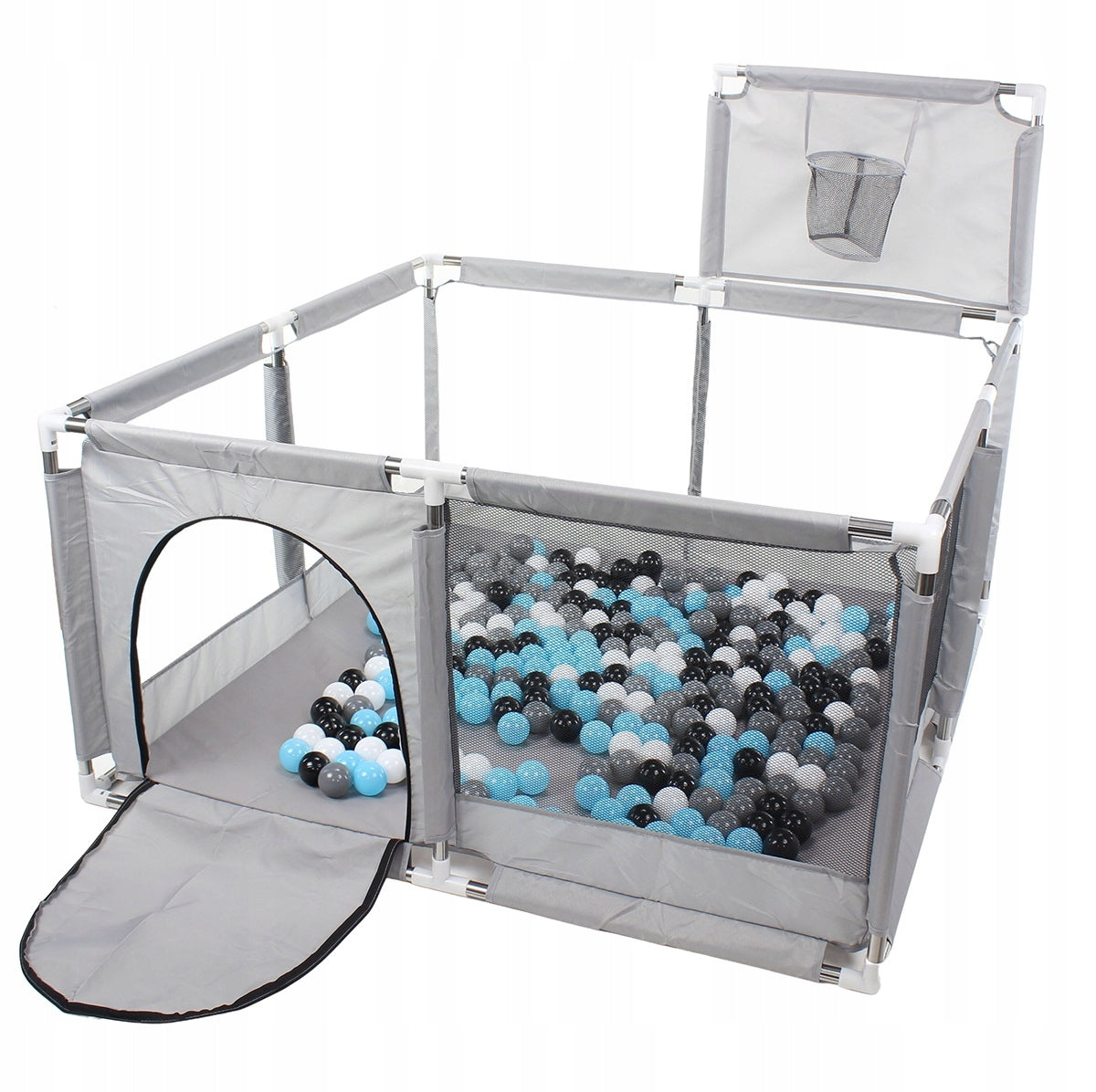 PLAYPEN FOR CHILDREN 126x126 cm DRY POOL +100 balls