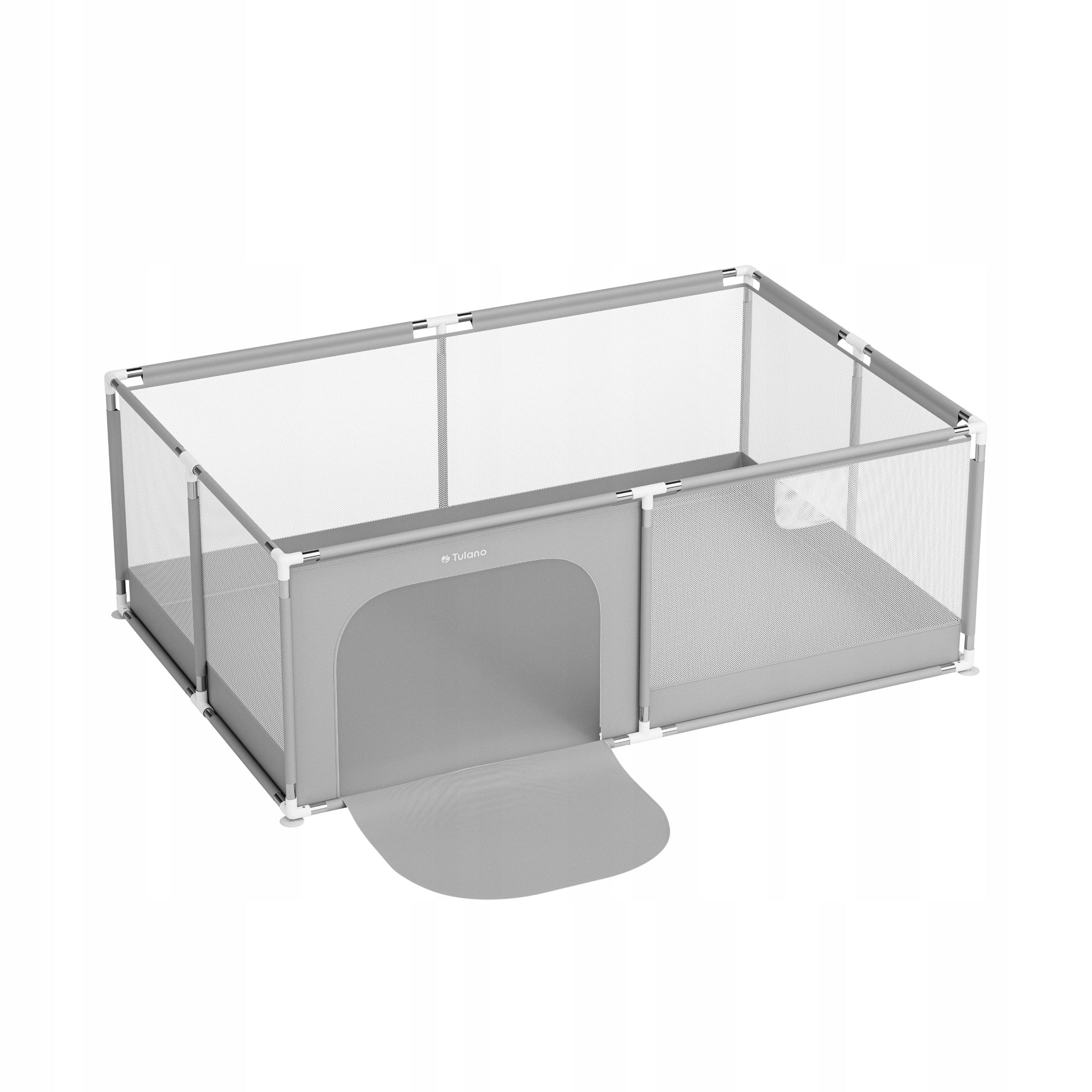 PLAYPEN FOR CHILDREN DRY POOL FOR CHILDREN SQUARE TOYS GREY 120CM X 180CM Brand Memfis