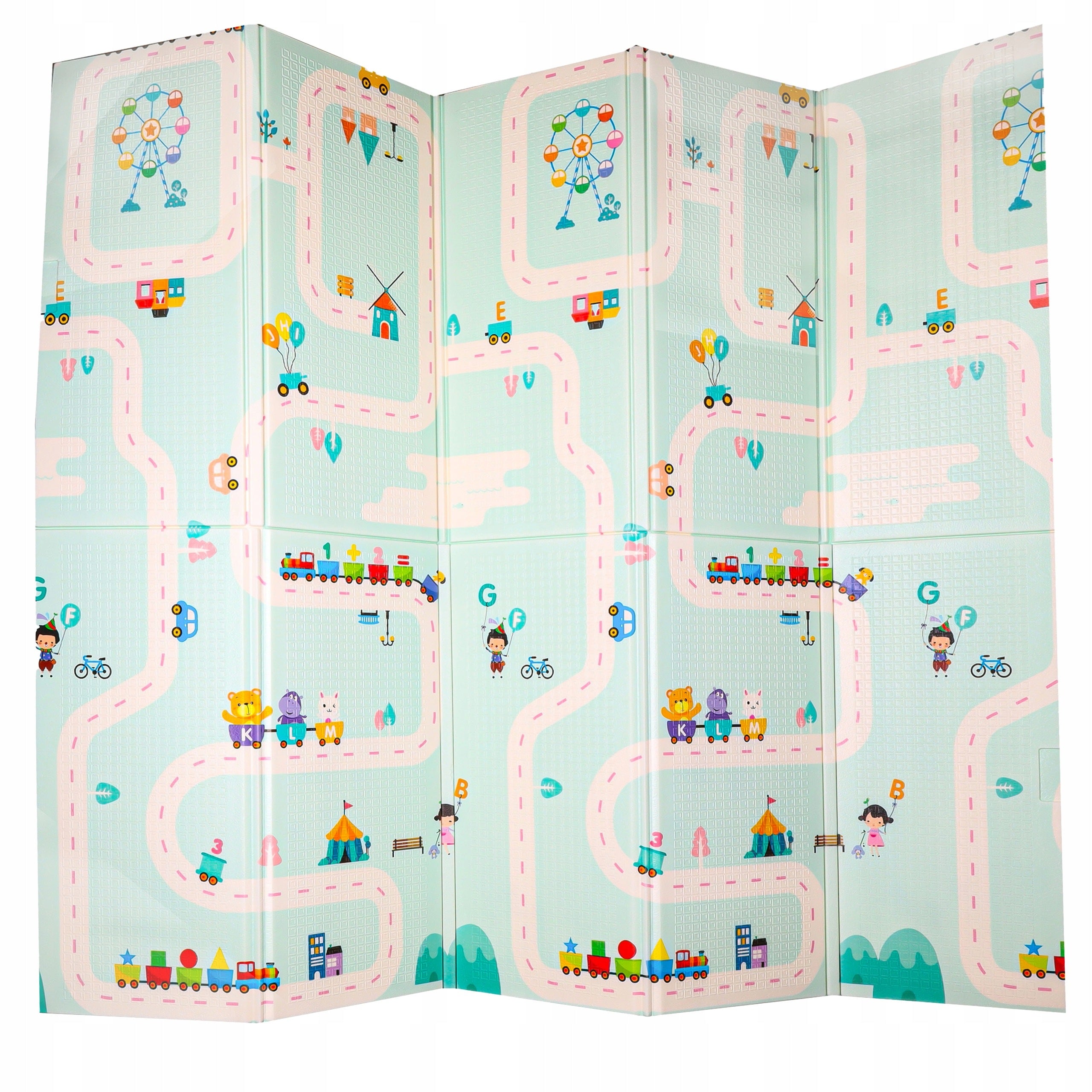 PLAYPEN FOR CHILDREN FOLDING 180X200CM SQUARE TOYS DRY POOL EDUCATIONAL MAT Product width 201 cm