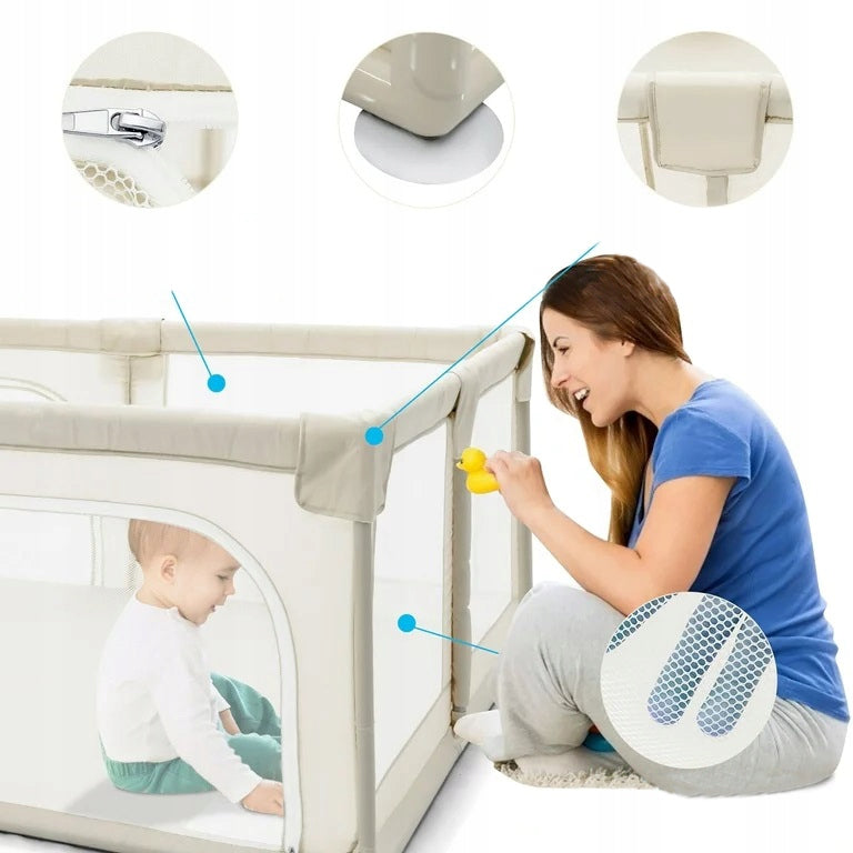 PLAYPEN FOR CHILDREN ISERE PREMIUM 150x180 FOAM MAT BALLS ORGANIZER SPONGES Manufacturer code 1518B