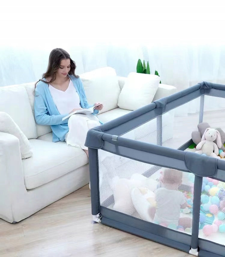 PLAYPEN FOR CHILDREN ISERE PREMIUM 150x180 FOAM MAT BALLS ORGANIZER SPONGES Packaging status original