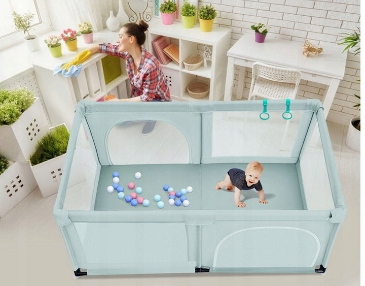 PLAYPEN FOR CHILDREN LARGE 190 × 120 CM + 50 BALLS COSTWAY Brand Costway