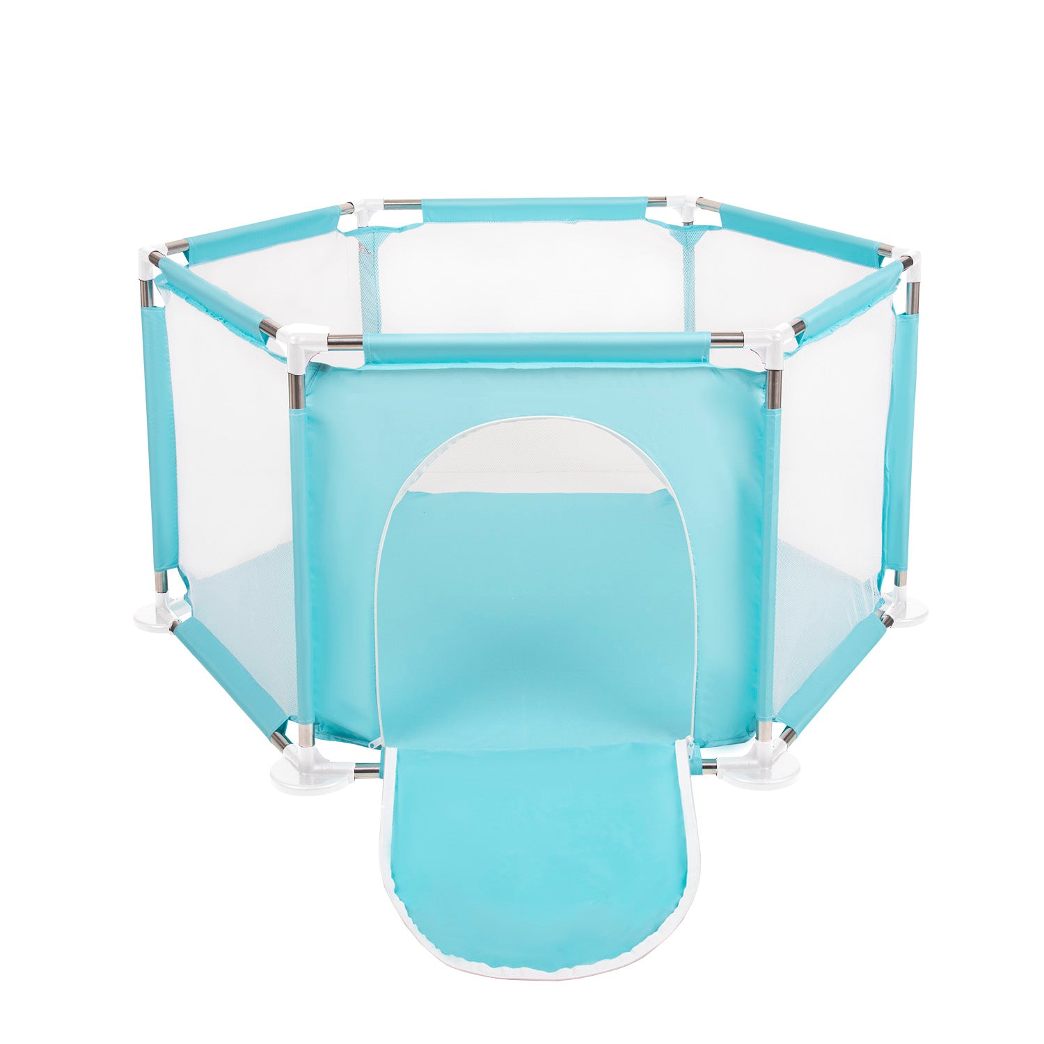 PLAYPEN HEXAGON DRY POOL FOR CHILDREN MINT SELONIS KS-100X without balls Manufacturer code 5902687445264