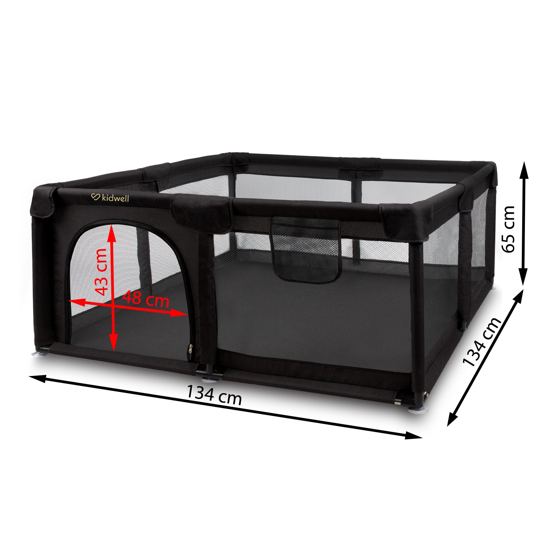 PLAYPEN SQUARE TOYS FANKO BLACK KIDWELL 134x134 BLACK SQUARE Packaging status original