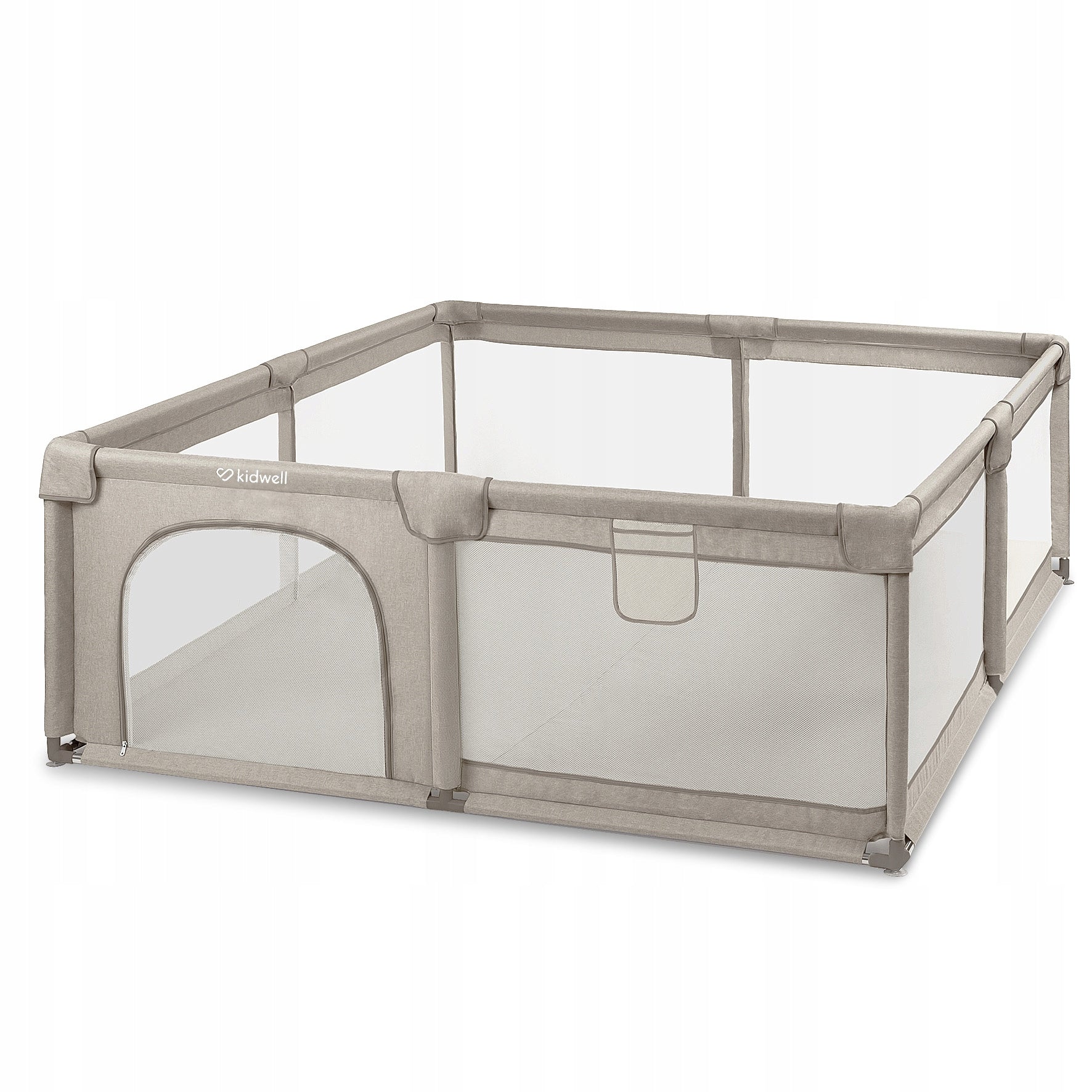 PLAYPEN SQUARE TOYS SWIMMING POOL KIDWELL FANKO BEIGE 180x200 LIGHT + BAG Brand Kidwell