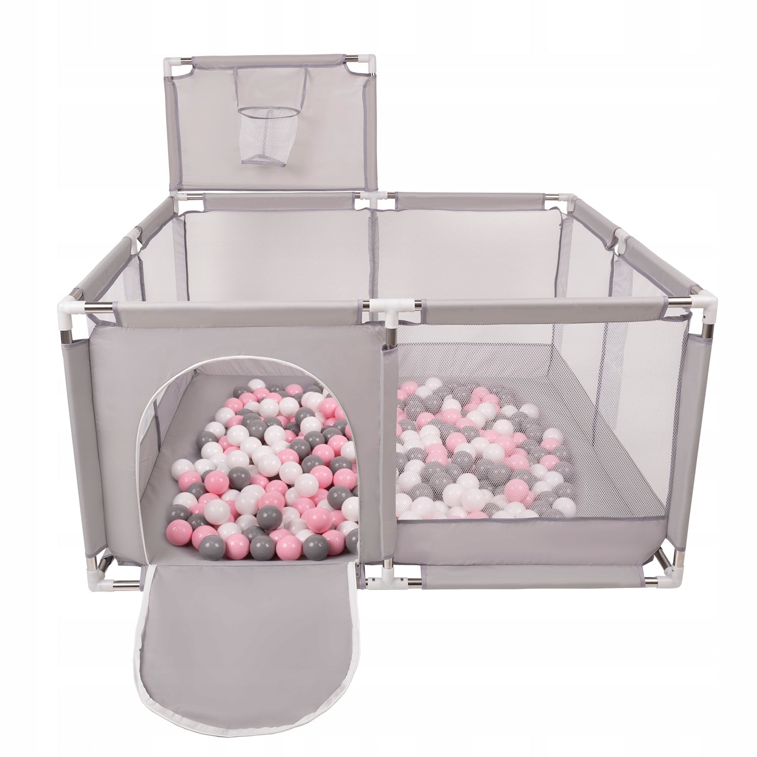 PLAYPEN WITH BASKET DRY POOL FOR CHILDREN 100 BALLS SELONIS KK-100X Manufacturer code 5902687477784