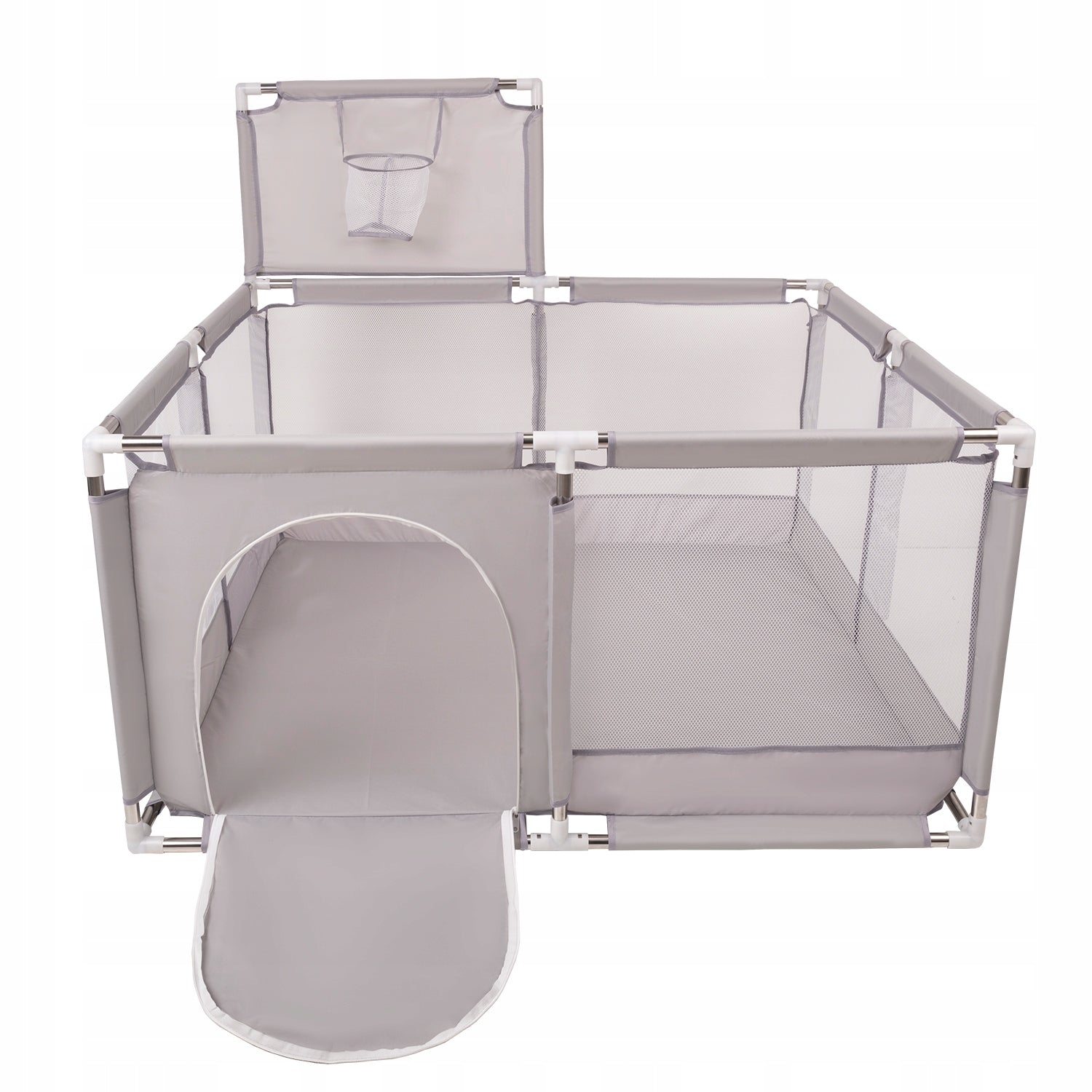 PLAYPEN WITH SQUARE BASKET FOR CHILDREN 100 BALLS Brand Selonis