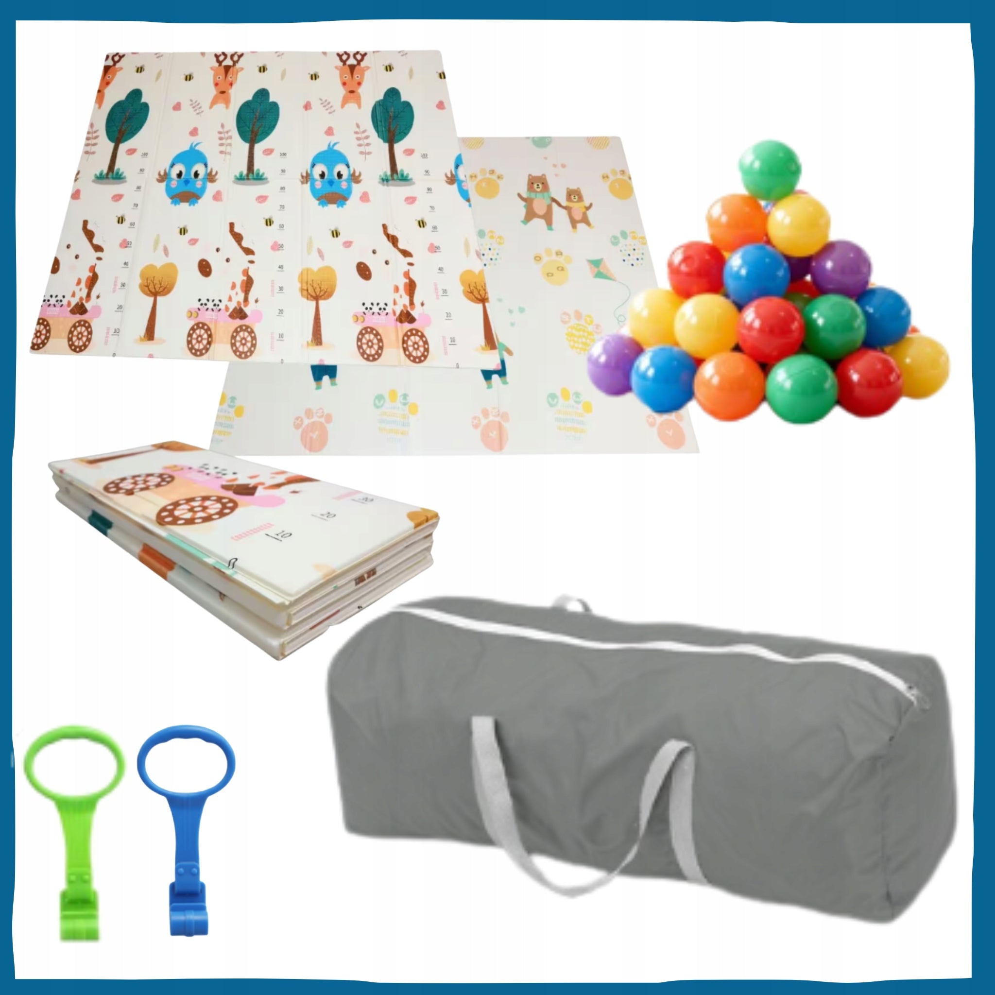 PLAYPEN XXL FOR CHILD WITH MAT 180X200 DRY POOL FOLDING + BALLS BAG Manufacturer code 1653