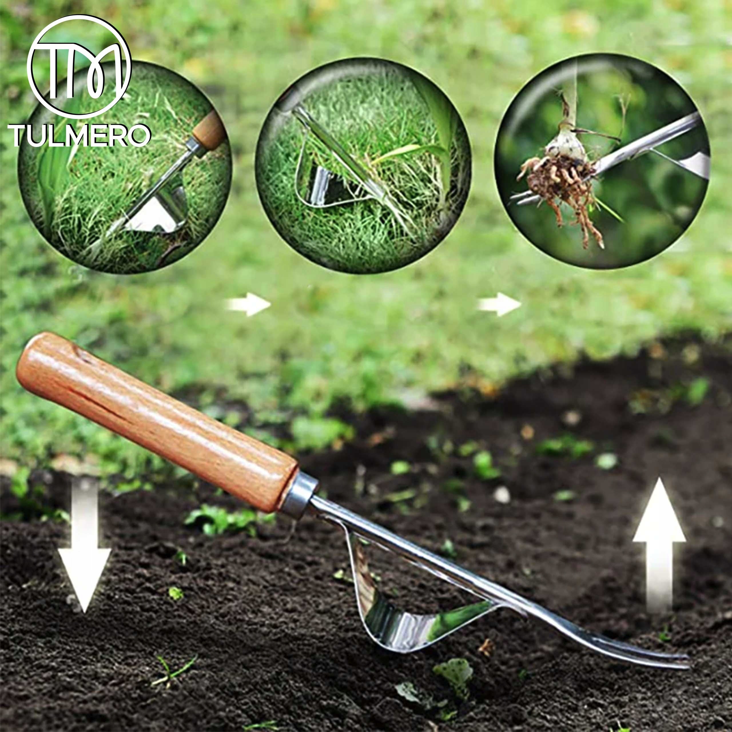 PLUCKER for REMOVING weeds of milk roots EFFECTIVE Tulmero Brand Tulmero