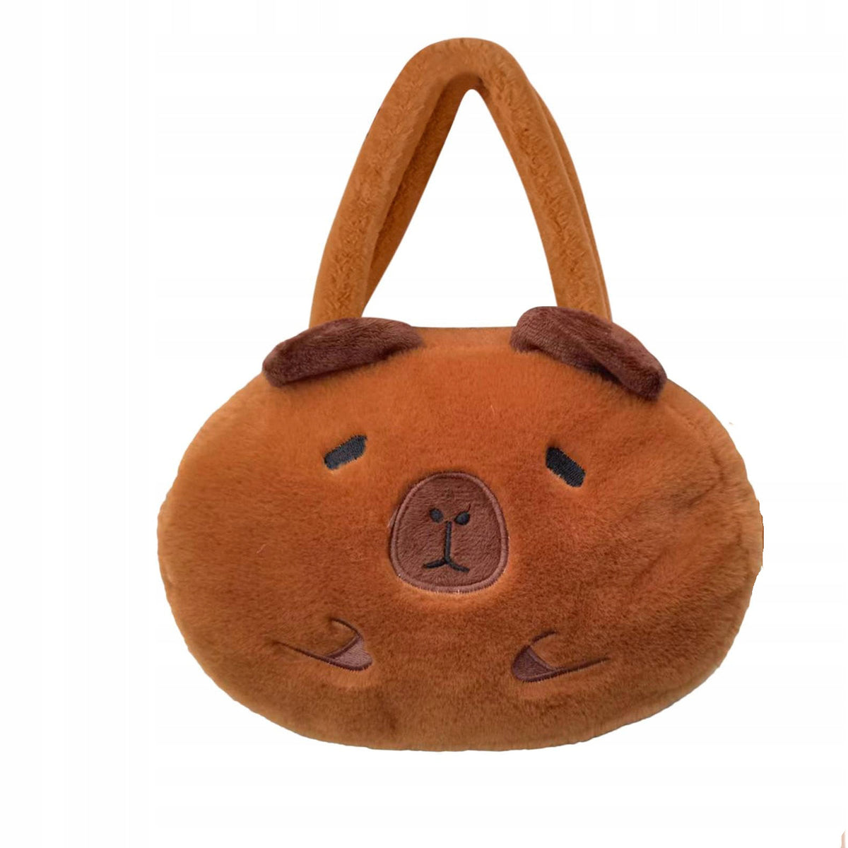 PLUSH CAPYBARA BAG NEW CASE + CAPYBARA KEYCHAIN AS GIFT BAG Manufacturer code PLUSZOWA TOREBKA KAPIBARA + BRELOK
